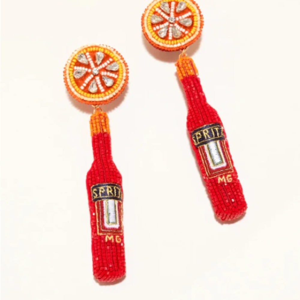 Mignonne Gavigan Spritz Earrings Red — LIKE NEW